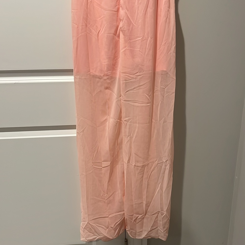 Elegant Floral Embroidered Dress - Pink - Picture 6 of 6